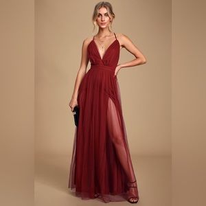 Lulus maxi tulle dress